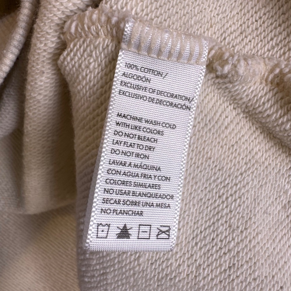 Rebecca Minkoff Womens Gray Yin Yang Graphic Cotton Pullover Sweatshirt S - Picture 5 of 6
